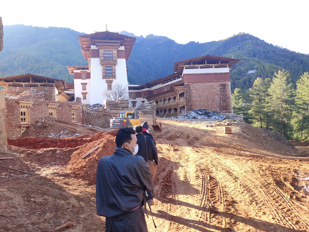 Reconstruction of Drugyal Dzong