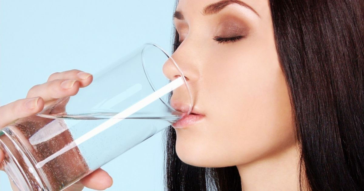 Drink water before brushing your teeth in the morning