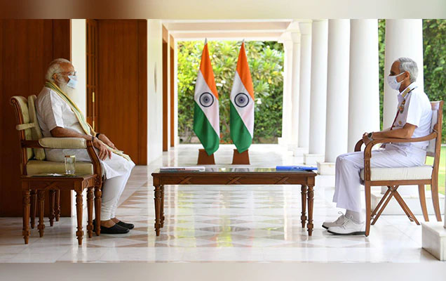 PM reviewed the initiatives of the Indian Navy in connection with the COVID