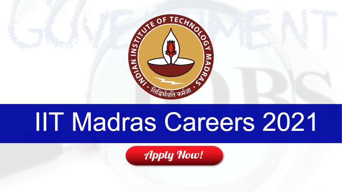Job opportunities in IIT Madras