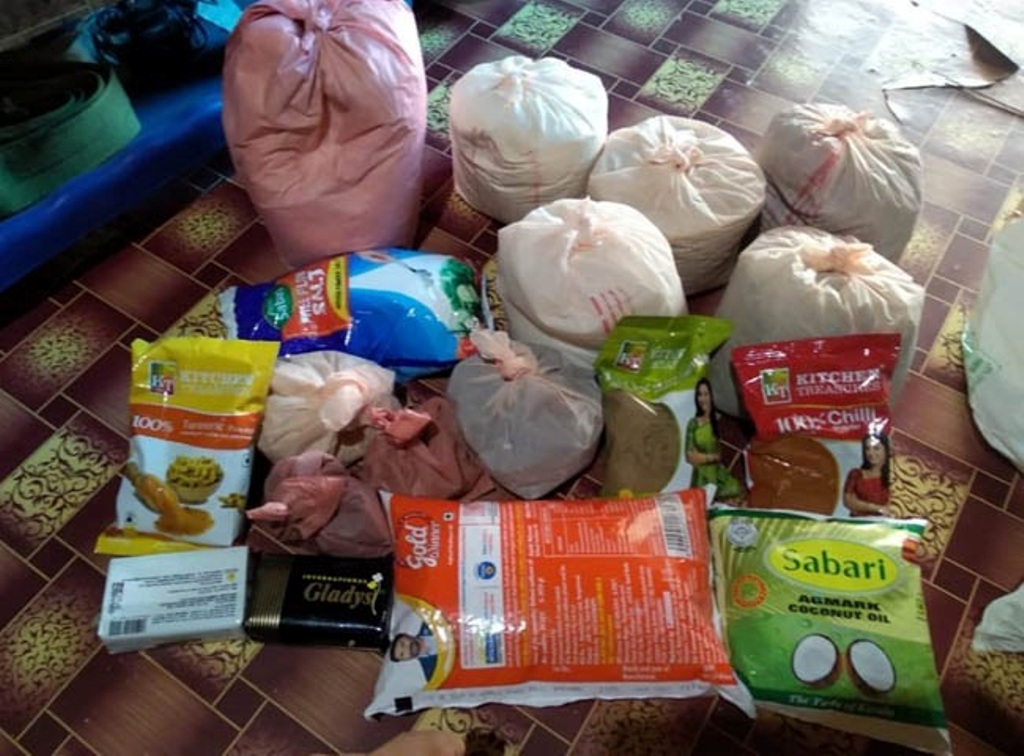 Free food kits distribution kerala