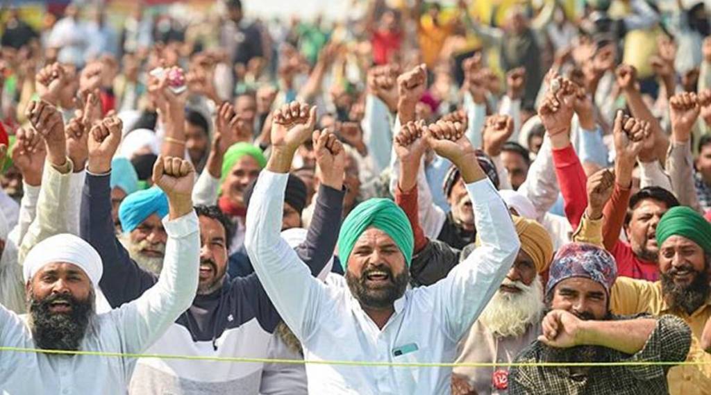 farmers protest