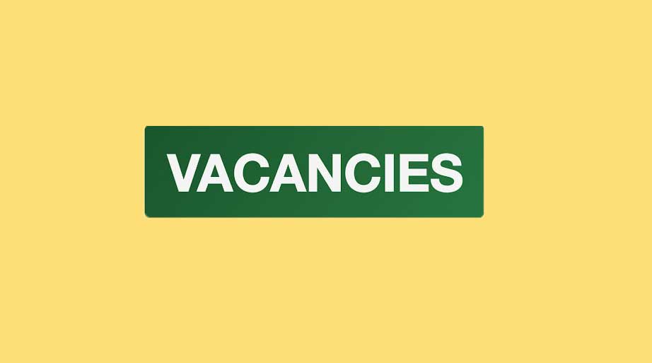Vacancies in the posts of Senior Analyst and Driver