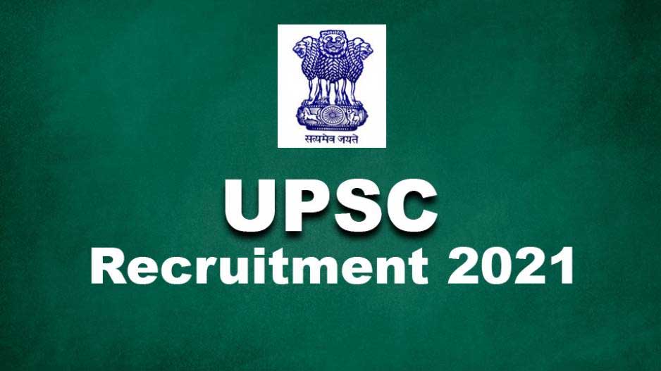 UPSC invites applications for appointments to various posts