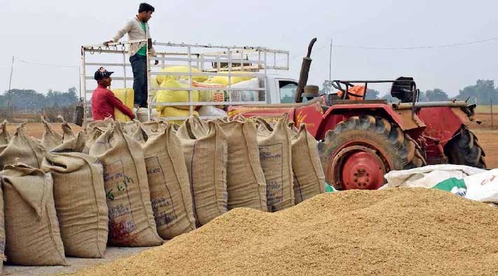 Procured 443.49 LMT of paddy during Kharif marketing period 2021-22 (till 26.12.2021)