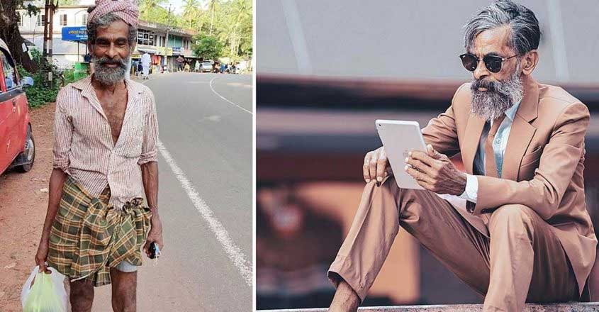 This 60-year-old Kerala labourer turns model