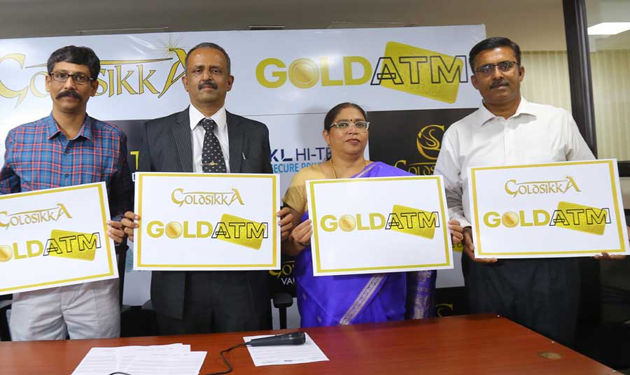 Goldsikka Ltd., Hyderabad facilitates buying and selling of gold through ATMs