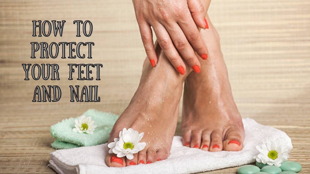 Beautiful Nail and feet is sign of healthy life style