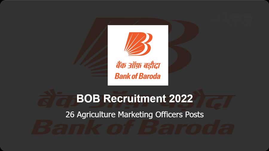 Bank of Baroda Recruitment 2022: Apply for Agriculture Marketing Officer posts