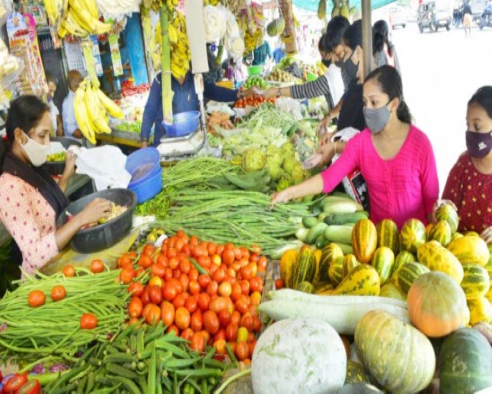 Market News: Brinjal, Ladies' finger Beans (English), Elephant yam