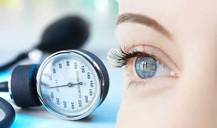 High Blood pressure in the eyes can lead to Vision Loss