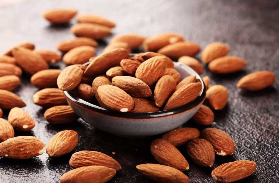 If you eat almonds daily, you can get smooth and glowing skin