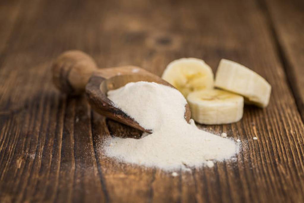 Banana fruit powder; Healthy food for your babies