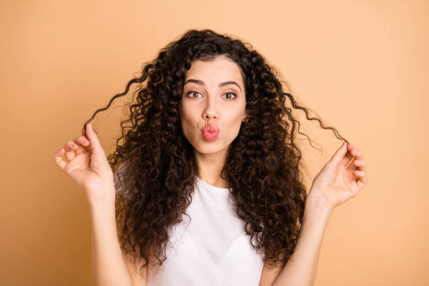 People with curly hair can also take care of this in hair care