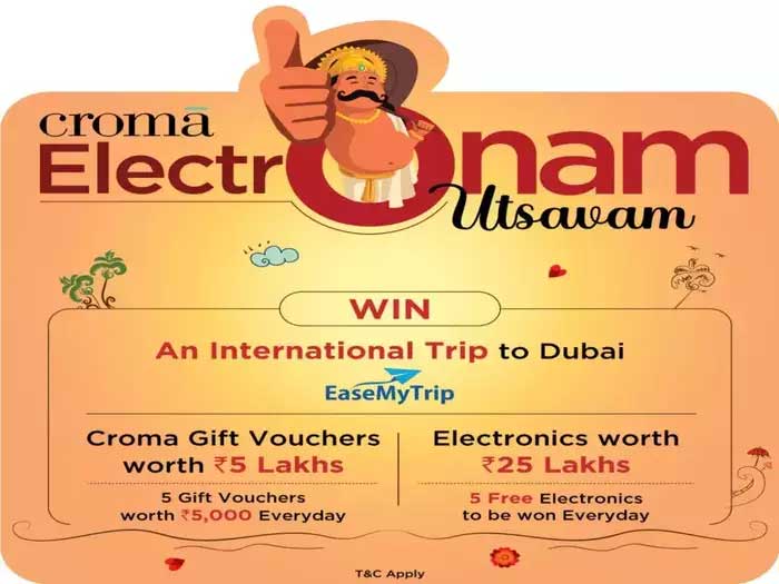 `Electronam Utsavam’ Croma Celebrates Onam with  Mega Offers
