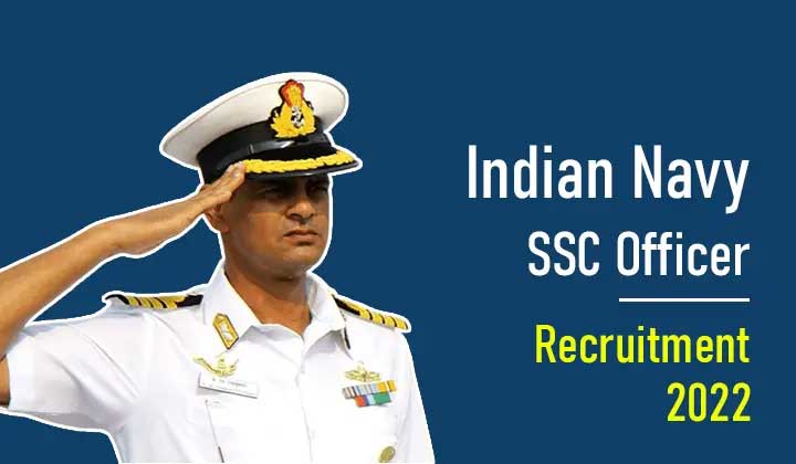 Indian Navy Recruitment 2022: Apply for SSC officer posts in various branches