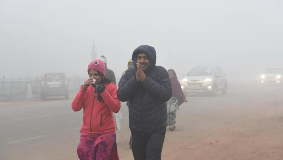 North Indian states are engulfed by winter fog