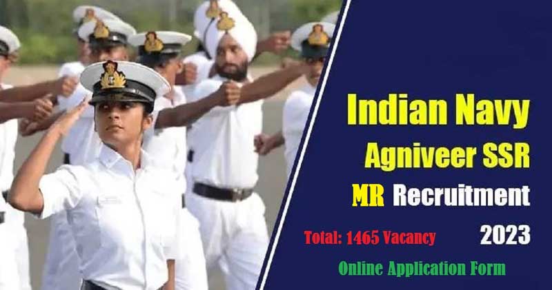 Indian Navy Agniveer Recruitment 2023: Apply for 1465 vacancies