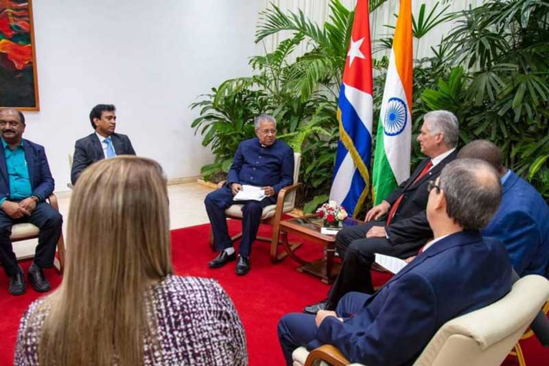 Governor of Havana expressed his interest to co-operate with Kerala in various fields