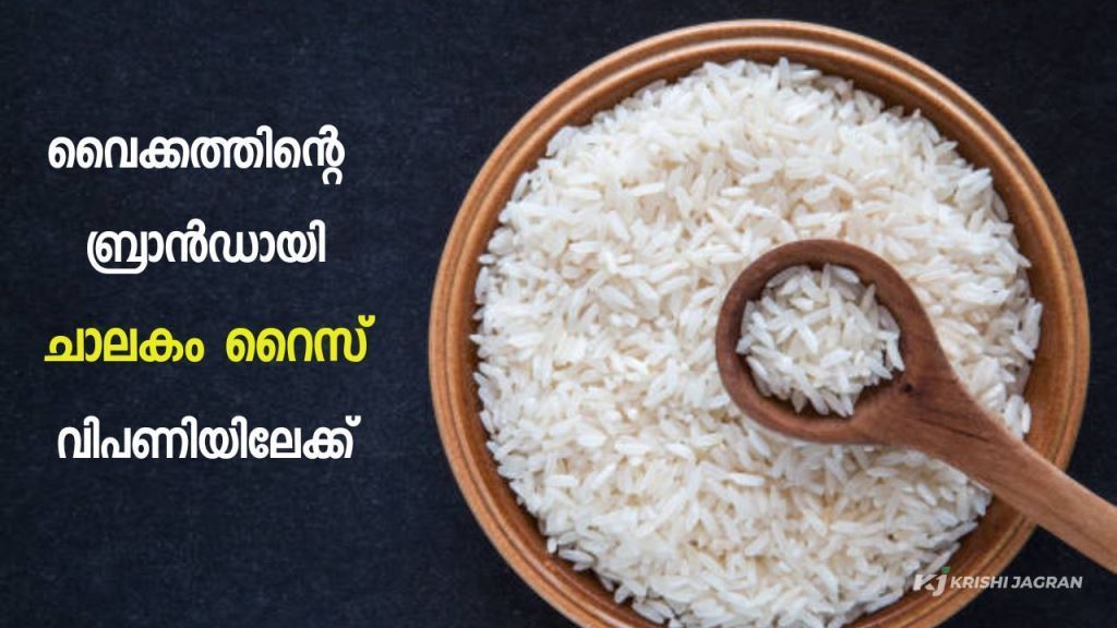 Chalakam Rice as a brand of vaikom into the market