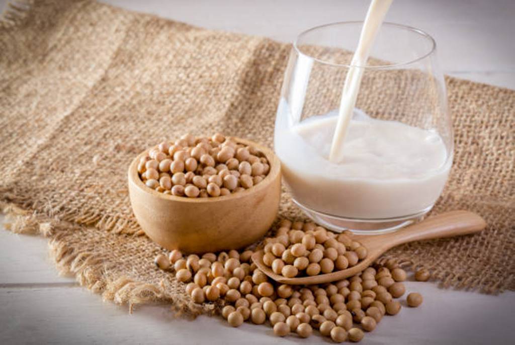 Soy milk is a protein-rich alternative to milk