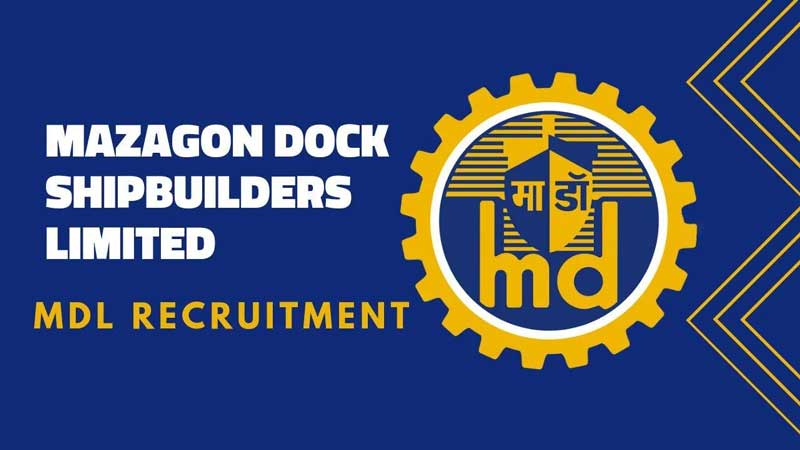 Mazagon Dock Recruitment 2023: Applications are invited for 466 Trade Apprentice Posts