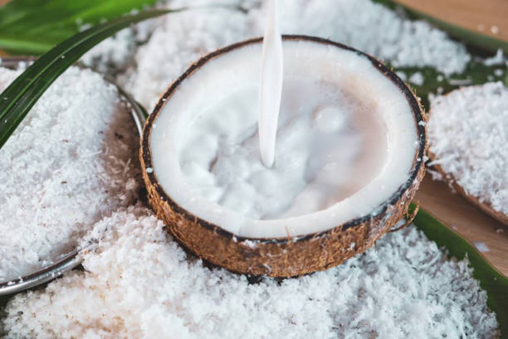 Coconut milk is good for skin and hair