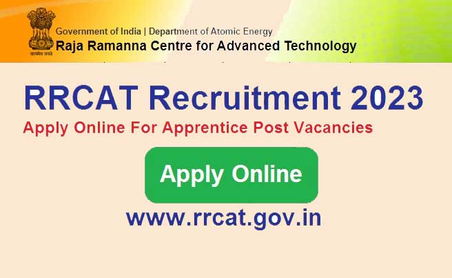 RRCAT Recruitment 2023: Apply online for 150 Apprentice posts