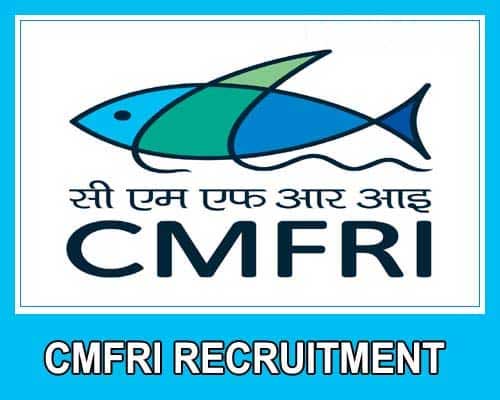 CMFRI Recruitment 2023: Apply for the posts of Young Professional and Field Investigator