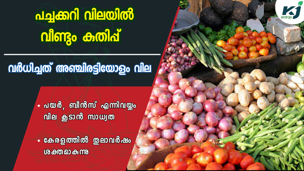 Vegetable prices in Kerala have risen again