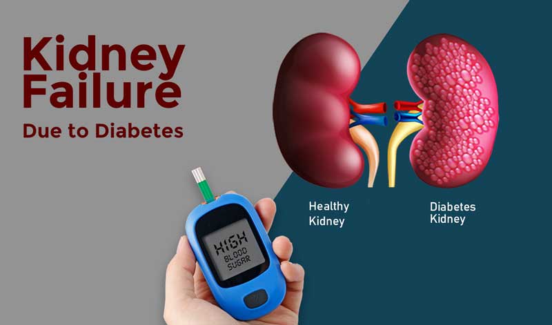 How can we save kidney from damaging due to diabetes to some extent?