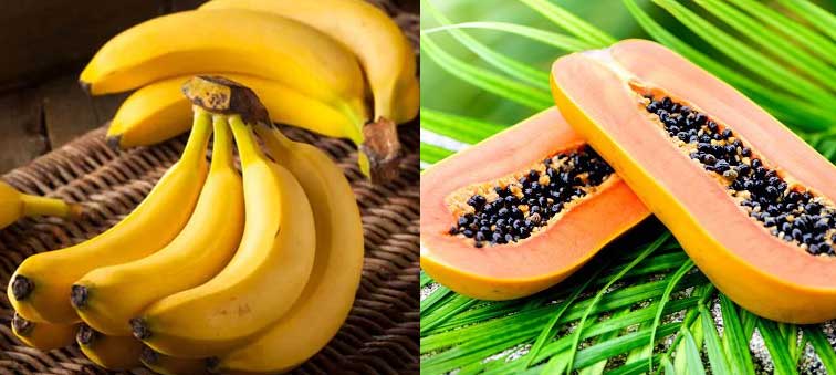 Which fruit is better for health in this summer heat, papaya or banana?