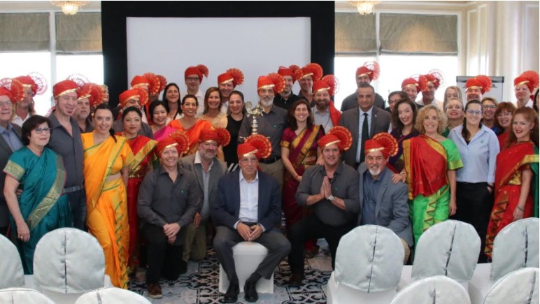 Ariel Halperin, Board Chairman of Haifa Group, and CEO Motti Levin along with other global leadership members, during the launch of Haifa India Fertilizers and Technologies Private Limited